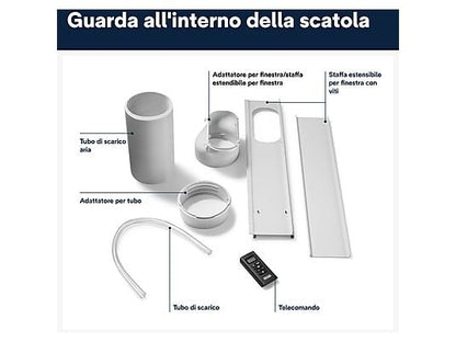 Aire acondicionado portátil monobloque DeLonghi PAC EM82