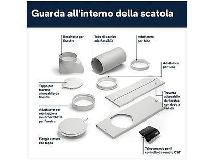 Aire acondicionado portátil monobloque DeLonghi PACEL112CSTWIFI