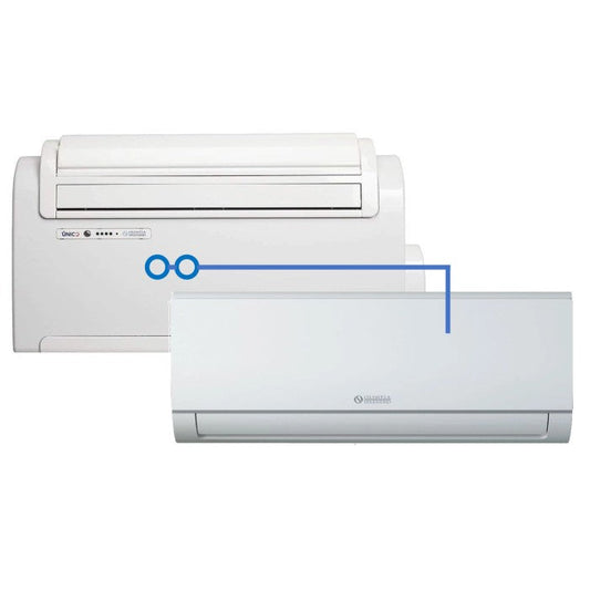 Aire acondicionado fijo Unico Twin dualsplit sin unidad exterior 9000BTU clase A/A