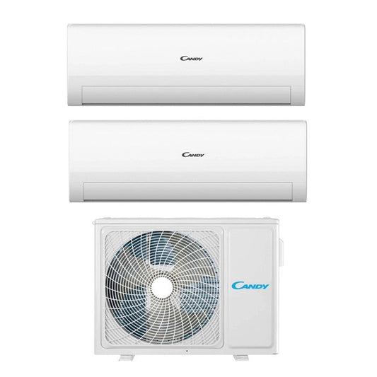 Aire acondicionado fijo Candy Pura bi-split 9000 + 12000 BTU clase A++/A+